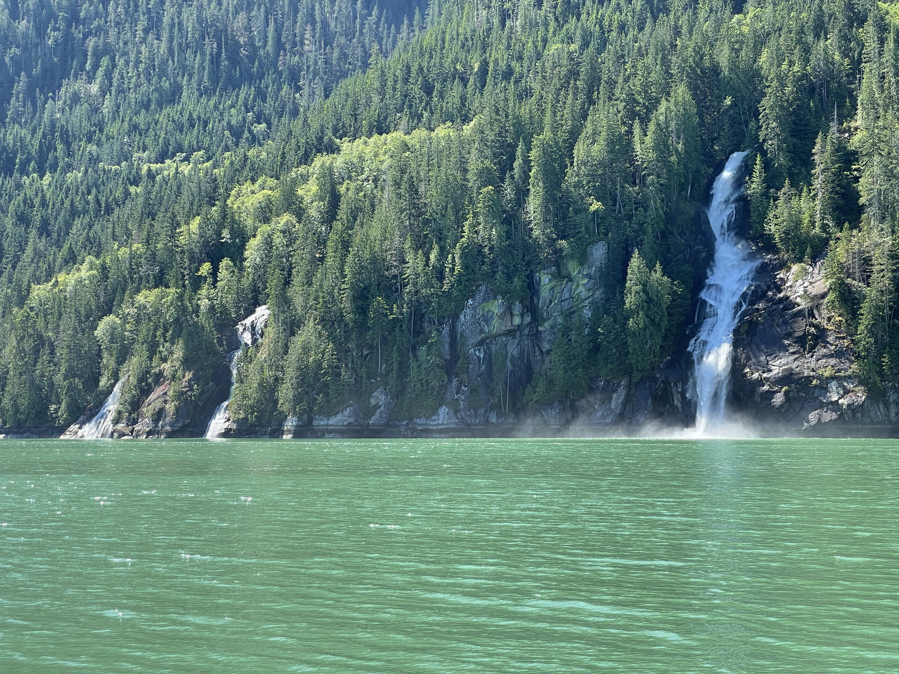 Waterfall, Toba Inlet, British Columbia