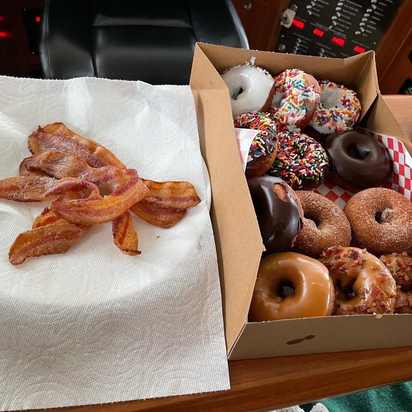 Bacon and donuts
