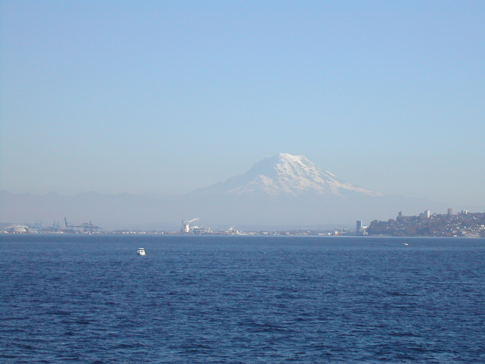 Mount Rainier from the water