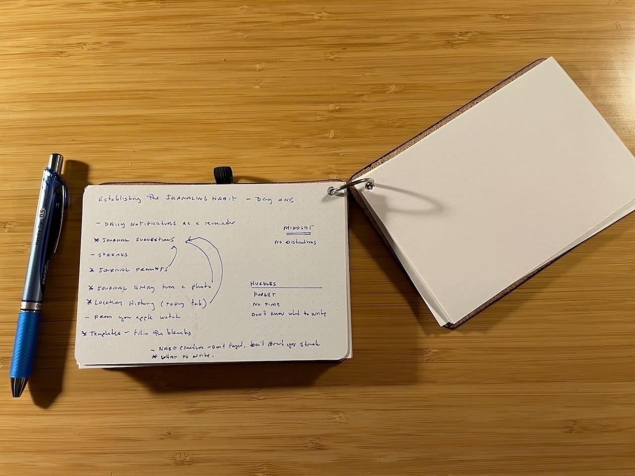 Example Notecard - Index Card Organizer